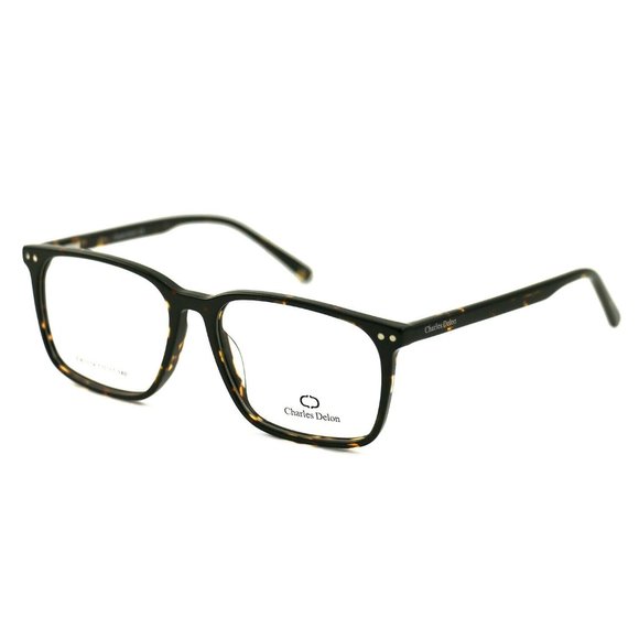 Charles Delon Square Style Havana Frame - Picture 1 of 3